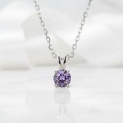 Alexandrite Birthstone Pendant Necklace-Evani Jewelry