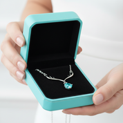 1.0 Ct Turquoise Deer Pendant Necklace