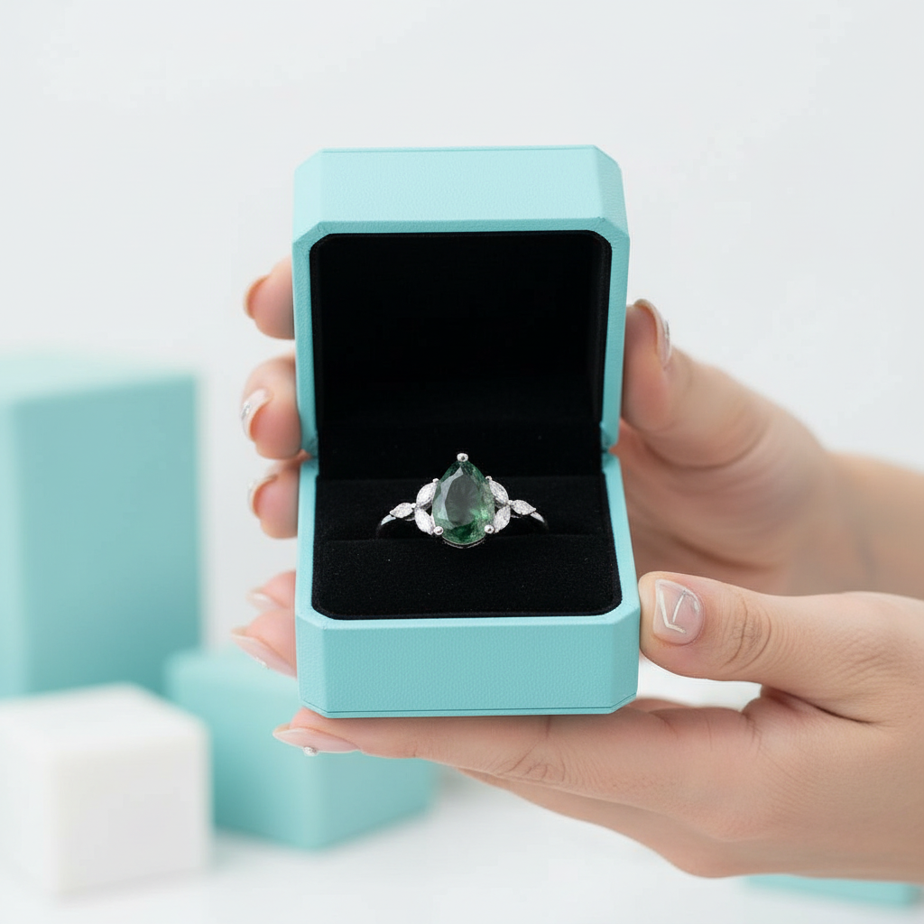 Enchanted Path- Leaf Branch Unique Natural Moss Agate