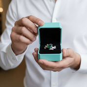 Timeless Romance- Olive Branch Unique Moss Agate