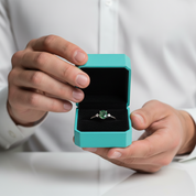 Quiet Miracle of Us- Moss Agate & Alexandrite Ring