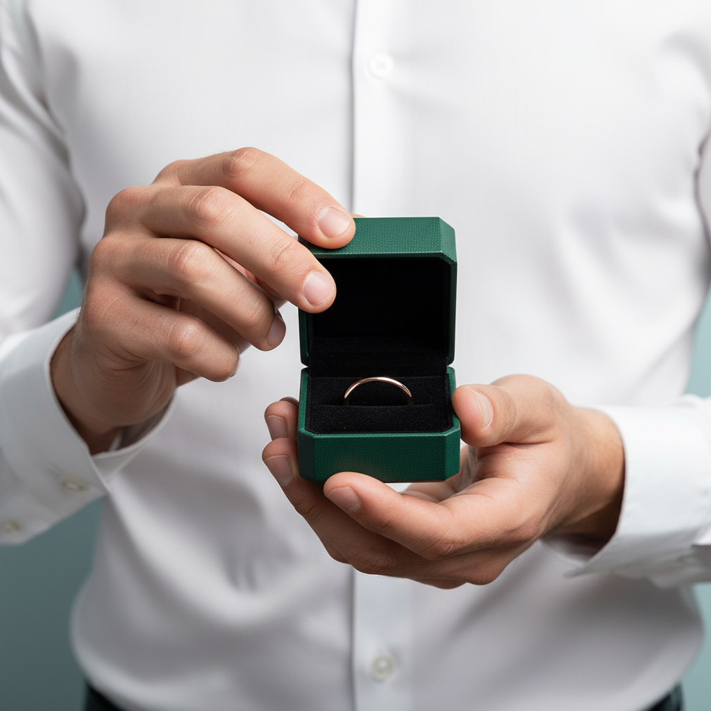 Simple 1.5mm Rose Gold Wedding Band - Evani Naomi Jewelry