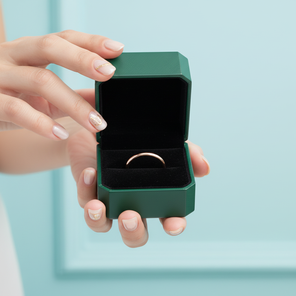 Simple 1.5mm Rose Gold Wedding Band - Evani Naomi Jewelry