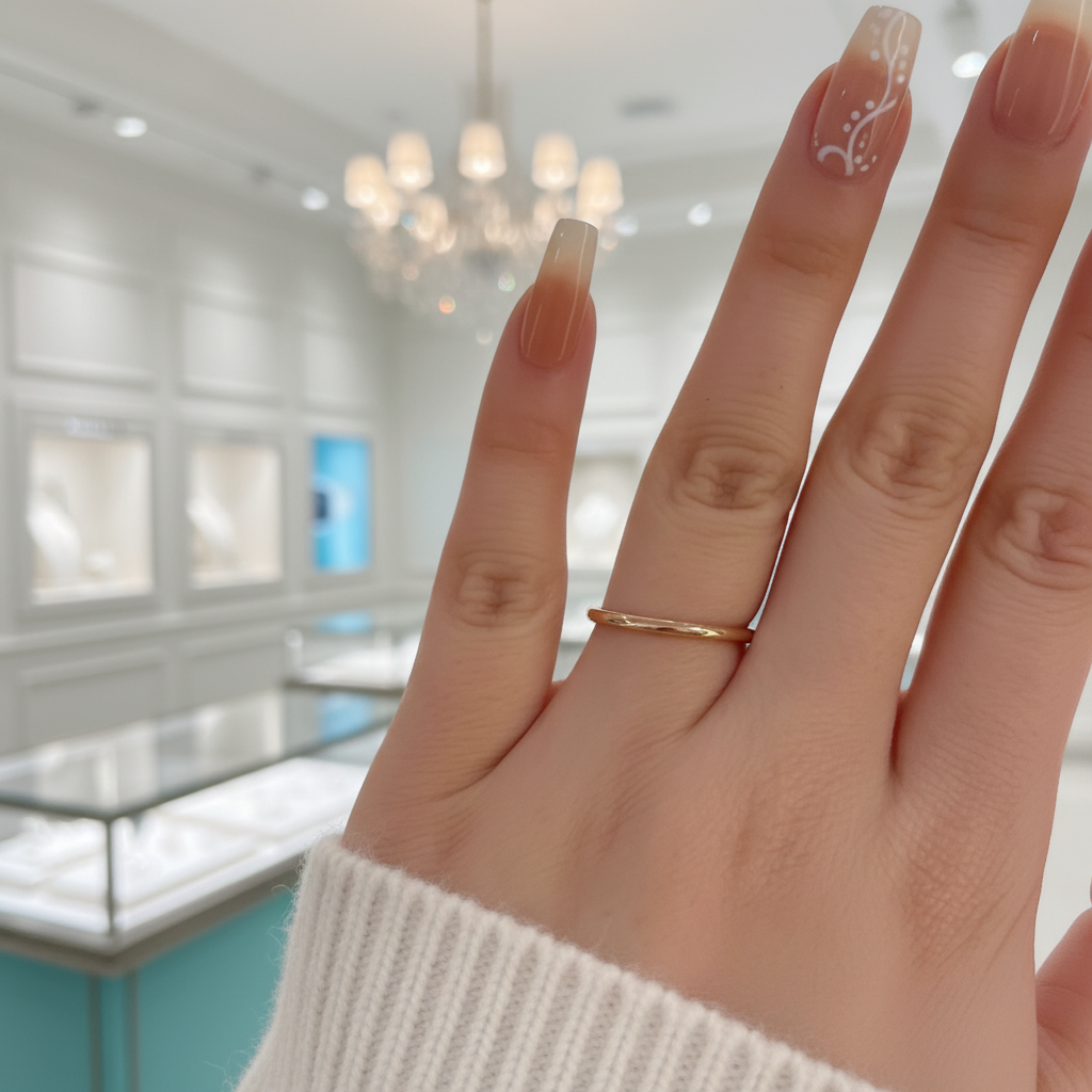 Simple 1.5mm Rose Gold Wedding Band-Evani Jewelry