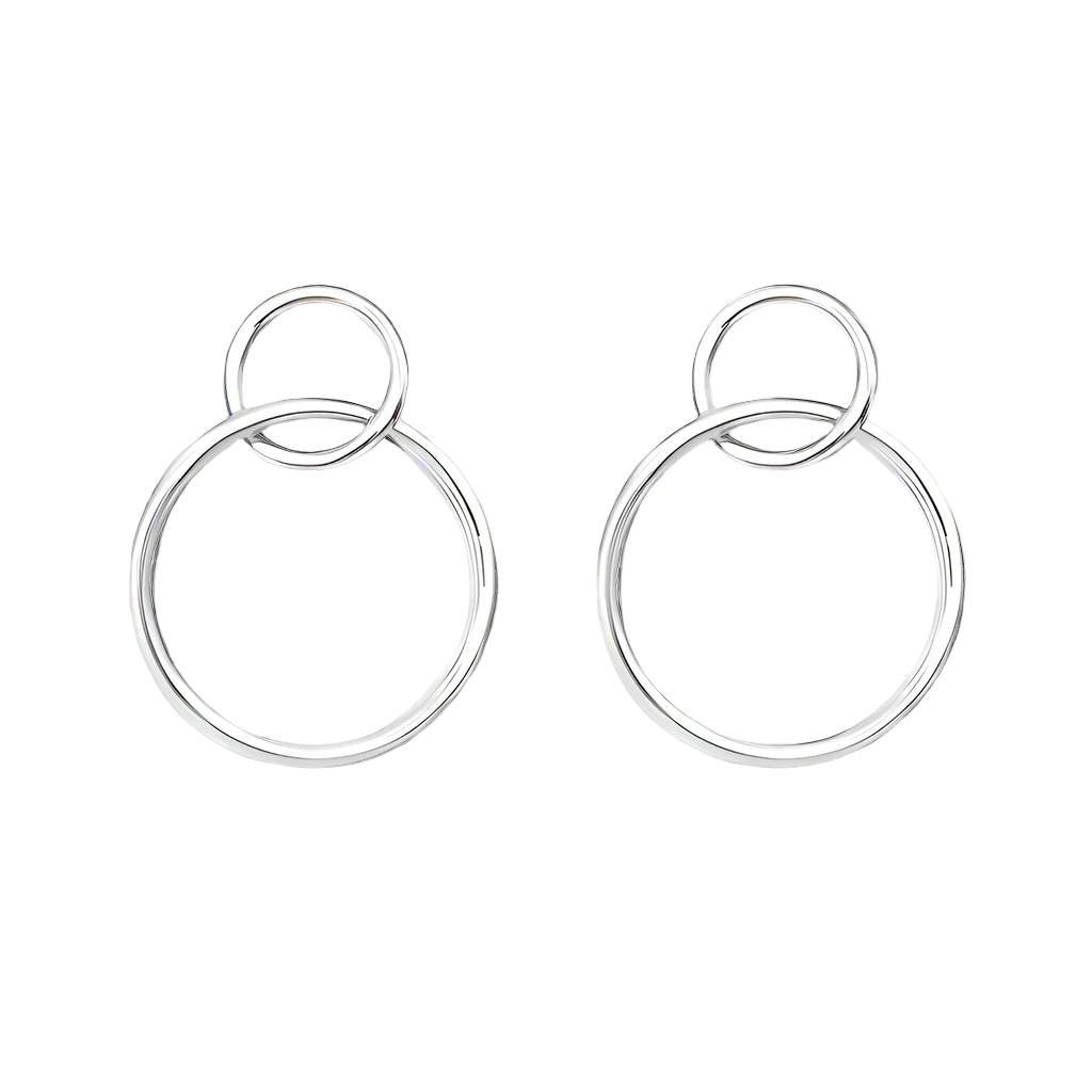 Simple Circle Earrings-Evani Naomi Jewelry