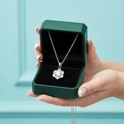 Snowflake 1.0 ct Round Diamond Option Necklace
