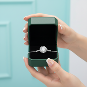 Snowflake Shaped Round-cut Diamond Option Bracelet