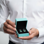 Soul Mate- Natural Octagon Cut Moss Agate Earrings