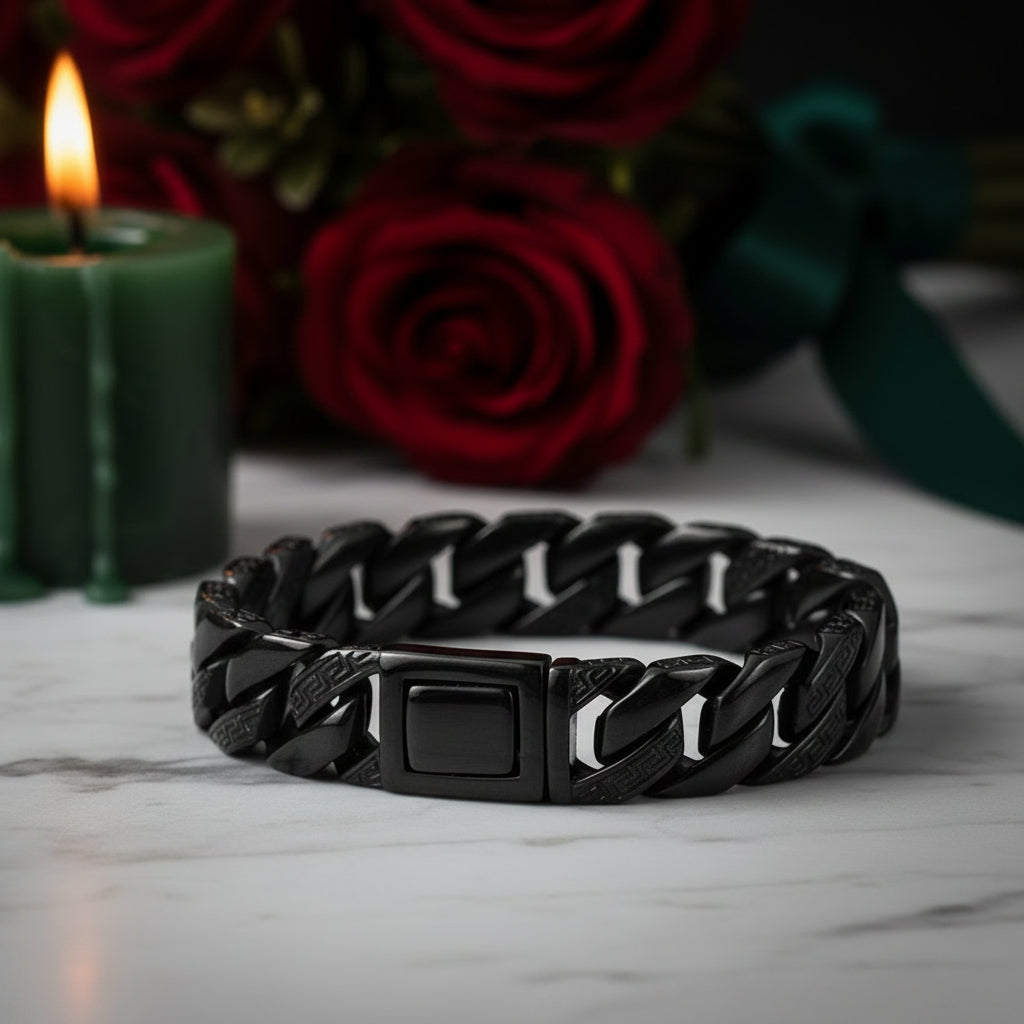 Special Pattern Square Link Chain Bracelet-Evani Jewelry