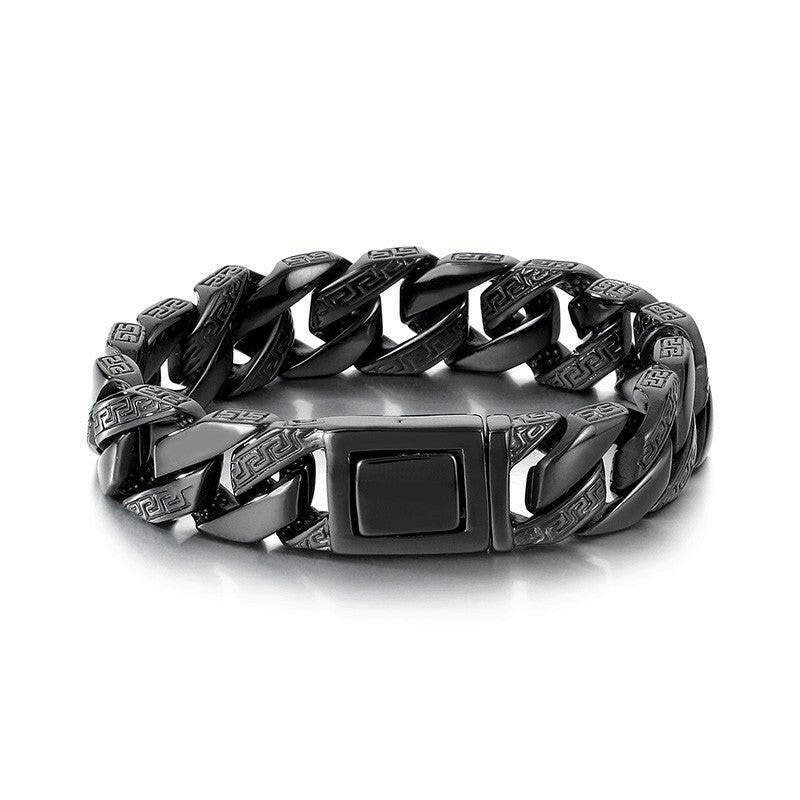 Special Pattern Square Link Chain Bracelet-Evani Naomi Jewelry