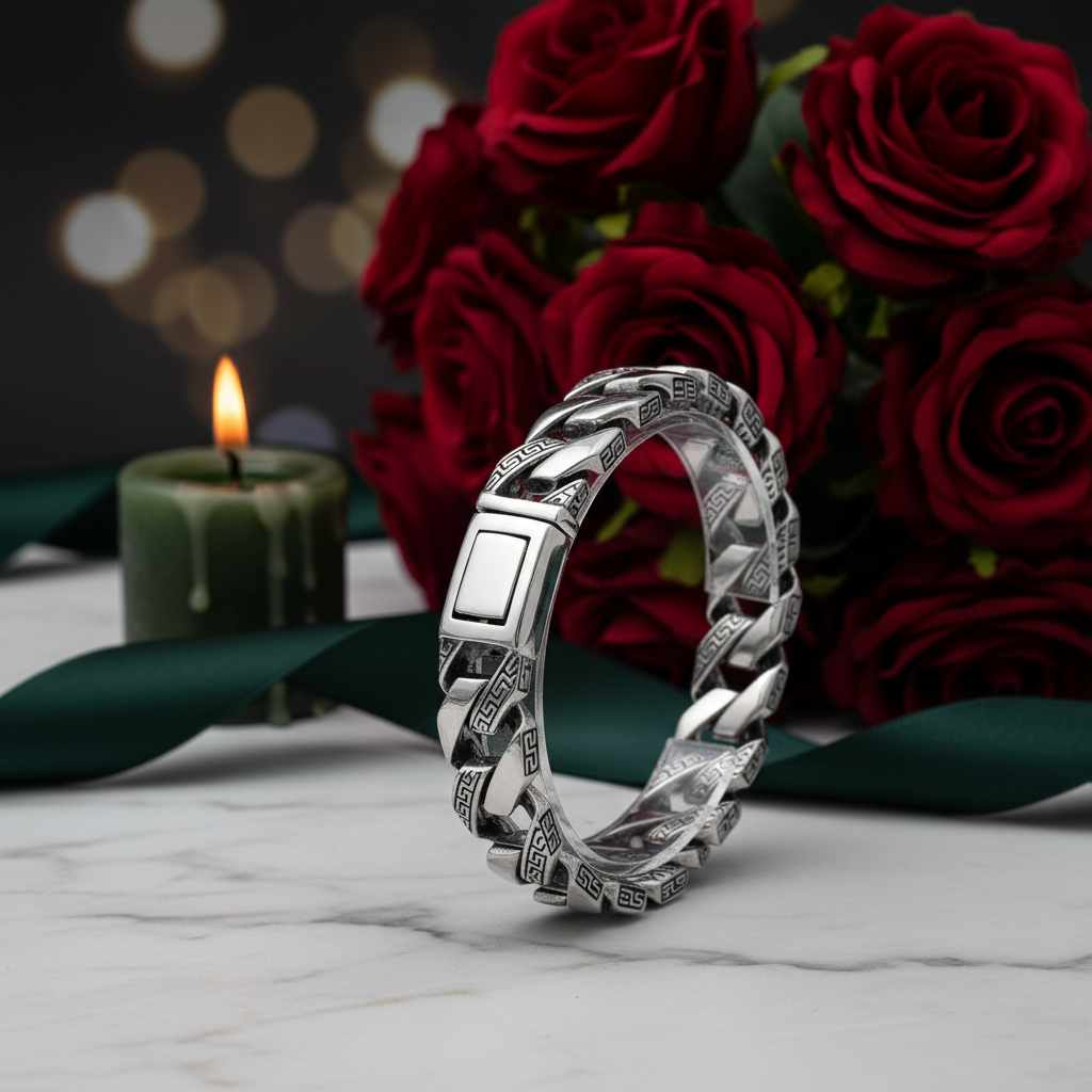 Special Pattern Square Link Chain Bracelet-Evani Jewelry