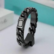 Special Pattern Square Link Chain Bracelet-Evani Naomi Jewelry