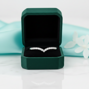 Stackable 14K Solid Gold Diamond OptionWedding Band - Evani Naomi Jewelry