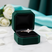 Stackable 14k Rose Gold Round Cut Diamond OptionWedding Band - Evani Naomi Jewelry