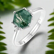 Sterling Silver Ring Round Cut Gemstone Wholesale Jewelry-Evani Naomi Jewelry