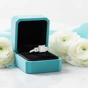 1.50 ct Three Stone Princess-cut Diamond Ring-Evani Jewelry