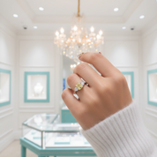Three Stone 3.0ctw Yellow Radiant Cut Diamond OptionEngagement Ring - Evani Naomi Jewelry