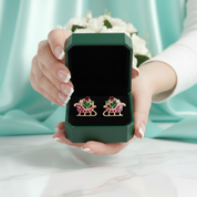 Treasure Sleigh Stud Earrings