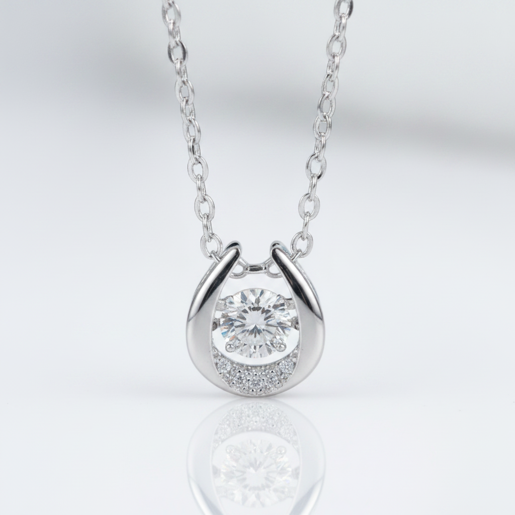 Twinkle 0.5 ct Round Diamond Option Necklace