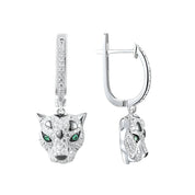 Unique Jaguar Dangling Earrings-Evani Naomi Jewelry