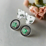 Unique Leopard Stud Earrings-Evani Naomi Jewelry