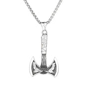 Viking Double Eagle Pattern Axe Vintage Necklace-Evani Naomi Jewelry