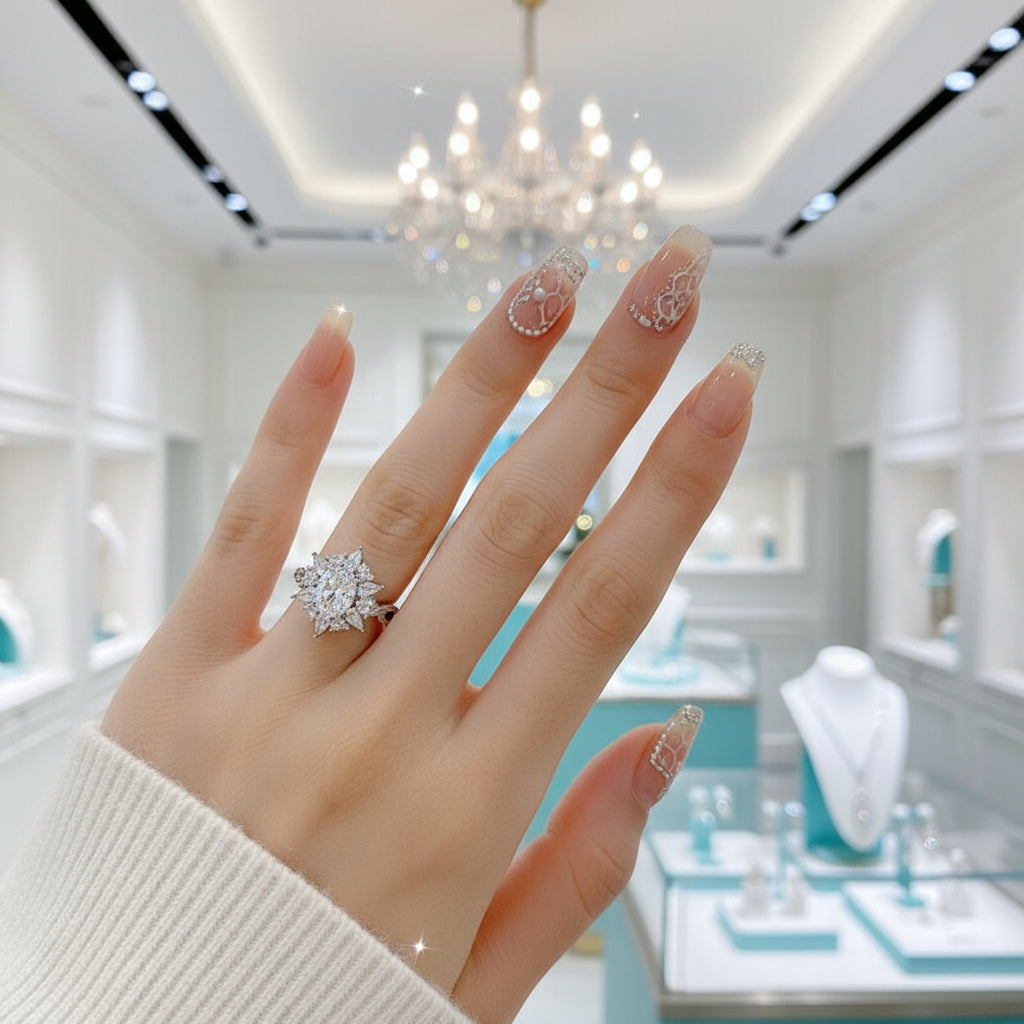 Vintage 1.5 Ct Oval Cut Diamond Wedding Ring-Evani Jewelry