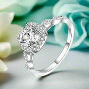 Vintage 2.0 Ct Pave Diamond Engagement Ring-Evani Naomi Jewelry