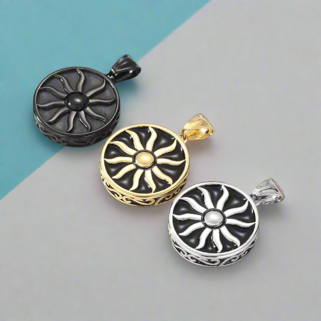 Vintage Apollo Amulet Sun Necklace-Evani Naomi Jewelry