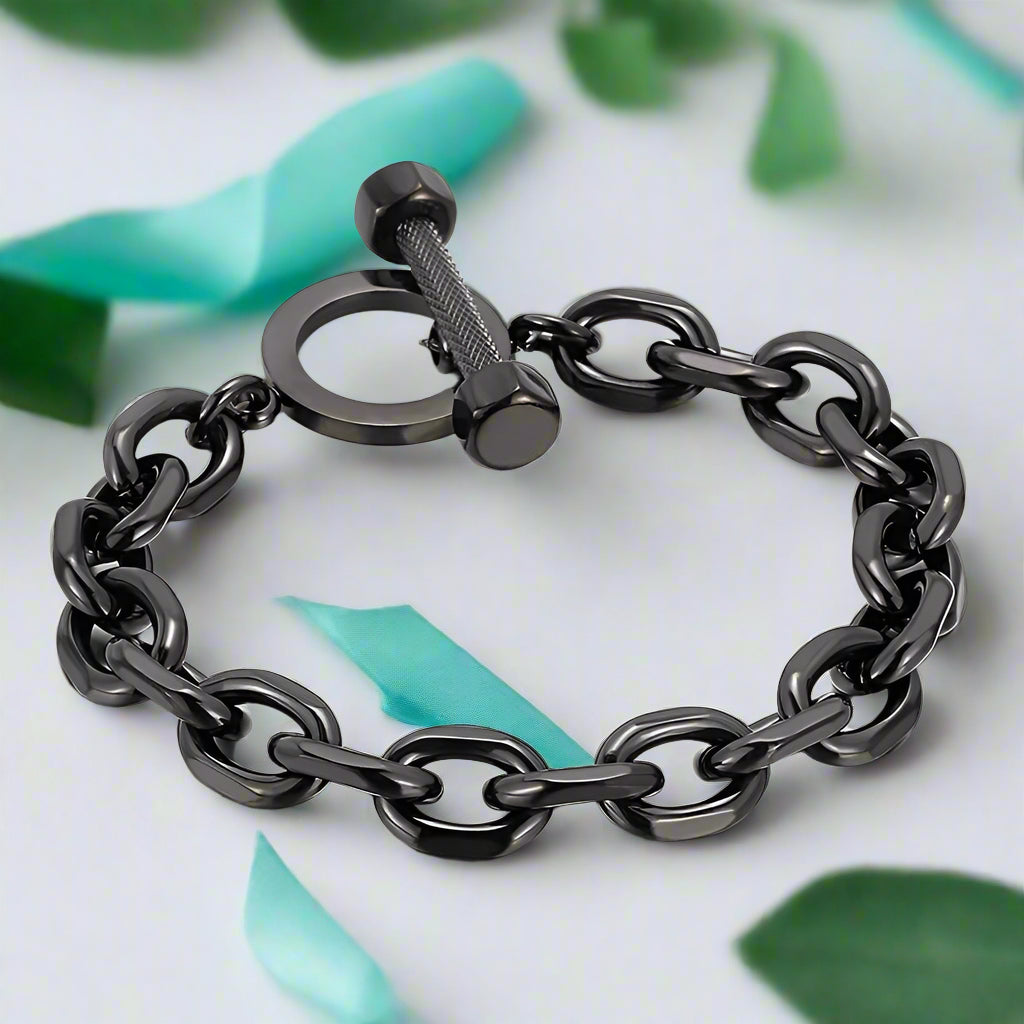 Vintage Buckle Cuban Bracelet-Evani Naomi Jewelry