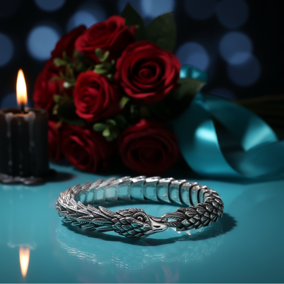 Vintage Domineering Eagle Head Bracelet-Evani Naomi Jewelry