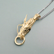 Vintage Dragon Head Punk Necklace-Evani Naomi Jewelry