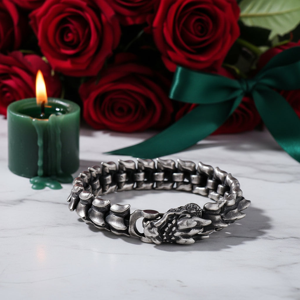 Vintage Dragon Punk Bracelet