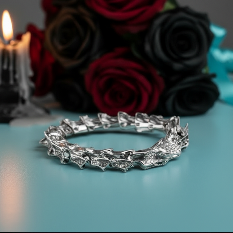 Vintage Dragon Scales Punk Bracelet-Evani Naomi Jewelry