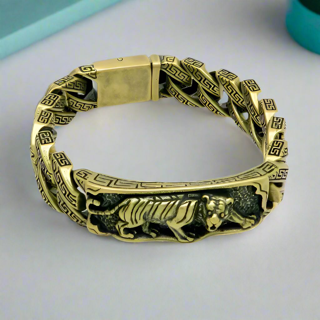 Vintage Old School Shield Bangles-Evani Jewelry