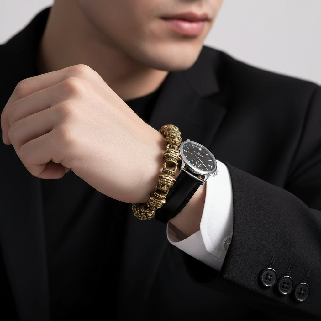 Vintage Old School Shield Bangles-Evani Jewelry