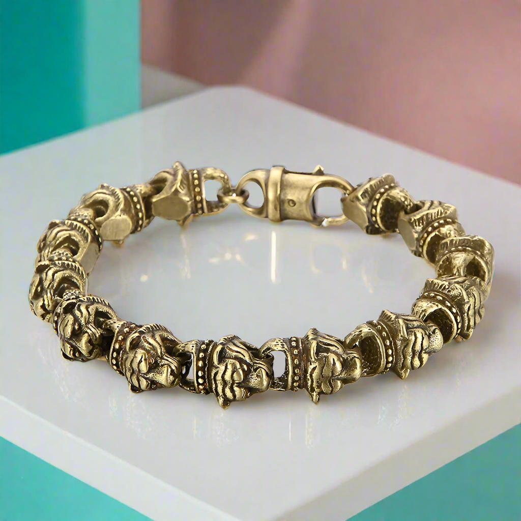 Vintage Old School Shield Bangles-Evani Jewelry
