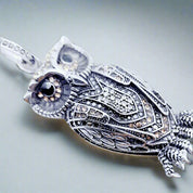Vintage Owl Charm Pendant-Evani Naomi Jewelry