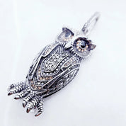 Vintage Owl Charm Pendant-Evani Naomi Jewelry