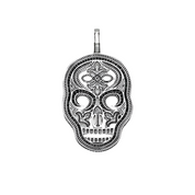 Vintage Skull Fleur-de-lis Mask Maori King Pendant-Evani Naomi Jewelry