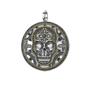 Vintage Skull Fleur-de-lis Mask Maori King Pendant-Evani Naomi Jewelry