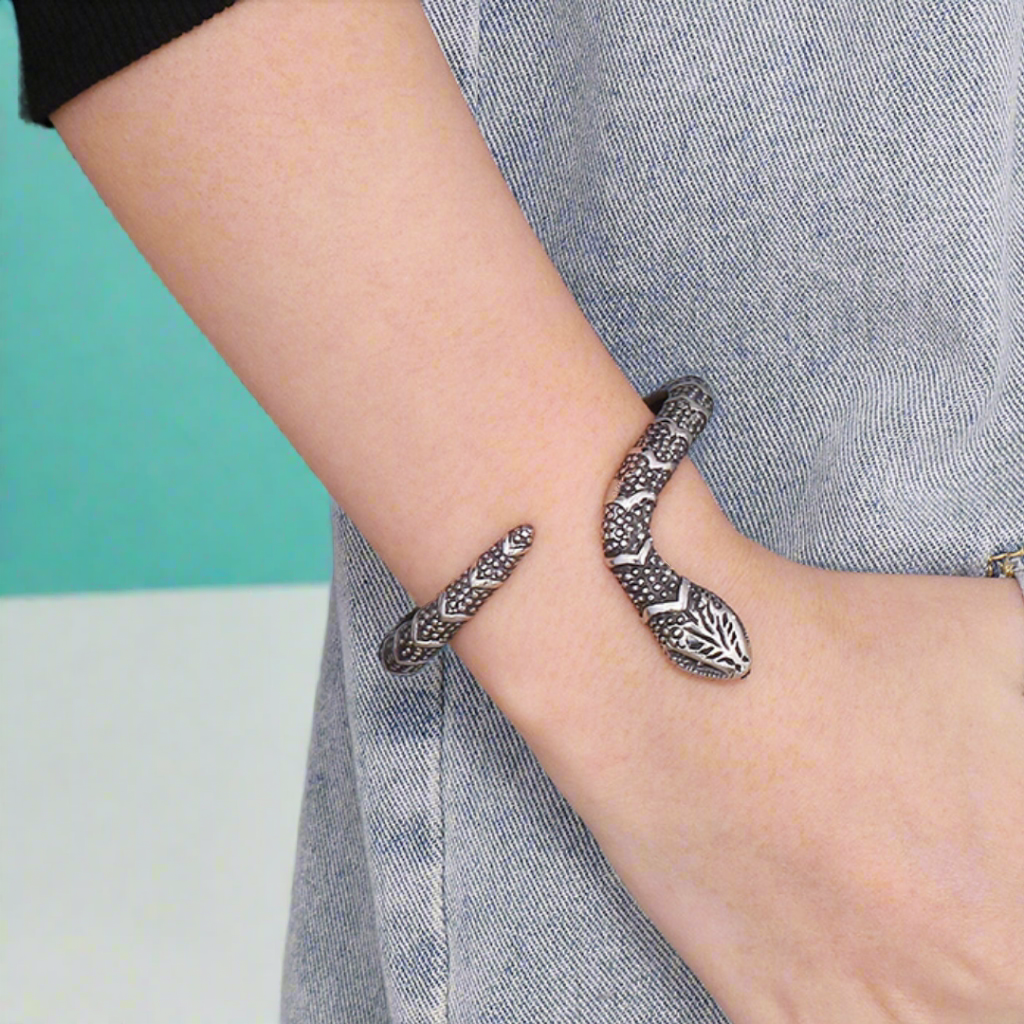 Vintage Snake Cuff Bracelet-Evani Naomi Jewelry