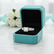 Vintage Style 1.0 Ct Princess Cut Engagement Ring-Evani Jewelry