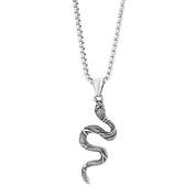 Vintage Style Twisted Snake Necklace-Evani Naomi Jewelry
