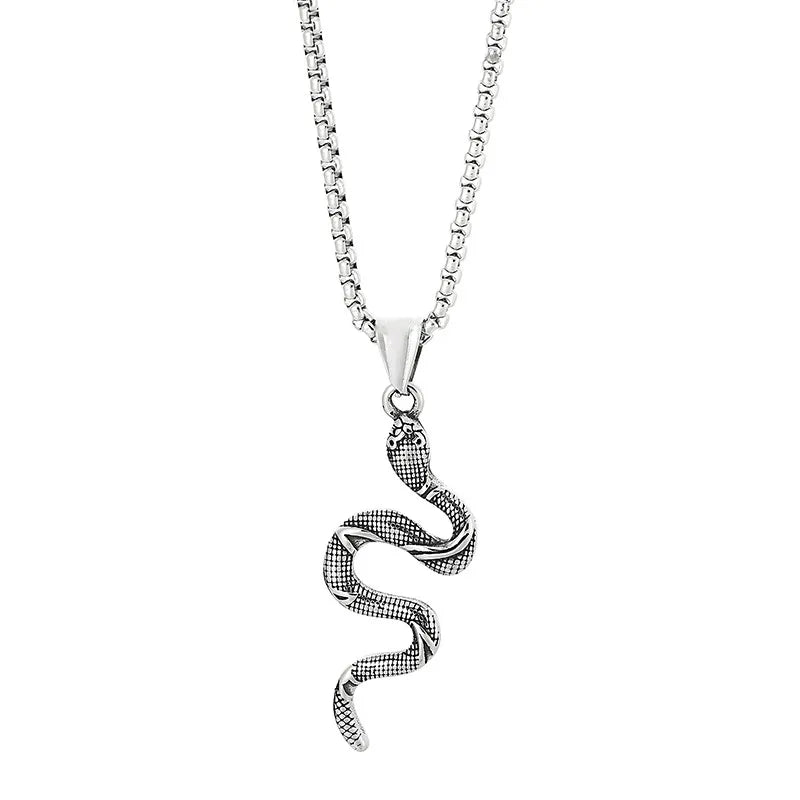Vintage Style Twisted Snake Necklace-Evani Naomi Jewelry
