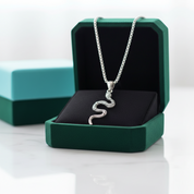 Vintage Style Twisted Snake Necklace