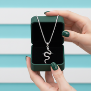 Vintage Style Twisted Snake Necklace