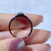 White Gold 0.5 Ct Round Cut Diamond Mens Ring-Evani Naomi Jewelry