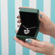 You Are My Heart Diamond Option Skull Punk Necklace