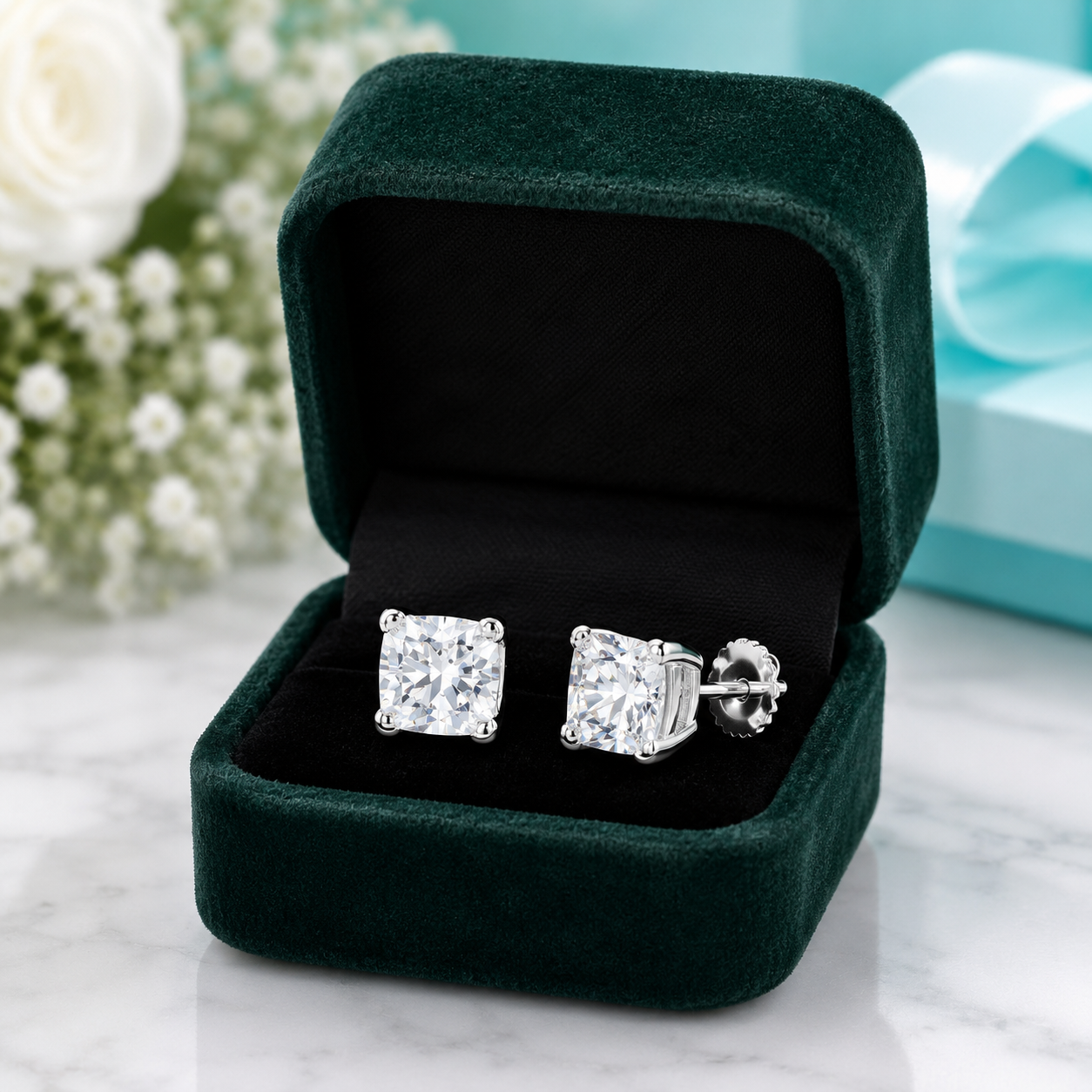 Classic 2ct Diamond Option Stud Earrings